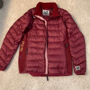Alp-n-Rock Down Burgundy Jacket